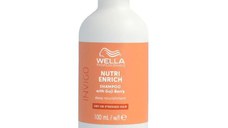 Sampon Intens Nutritiv pentru Par Uscat si Deteriorat - Wella Professionals Invigo Nutri-Enrich, Travel Size, varianta 2023,100 ml