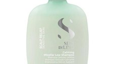 Sampon Micelar Calmant pentru Scalp Sensibil - Alfaparf Milano Semi Di Lino Scalp Relief Calming Micellar Low Shampoo, 250ml