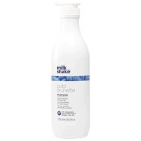 Sampon pentru Neutralizarea Tonurilor de Rosu sau Portocaliu pentru Par Brunet/ Saten - Milk Shake Cold Brunette Shampoo, 1000 ml - 1