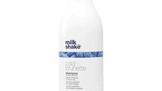 Sampon pentru Neutralizarea Tonurilor de Rosu sau Portocaliu pentru Par Brunet/ Saten - Milk Shake Cold Brunette Shampoo, 1000 ml