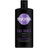 Sampon pentru Par Subtire Fara Volum - Syoss Professional Performance Japanese Inspired Full Hair 5 Shampoo for Thin, Flat Hair, 440 ml - 1