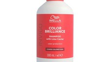 Sampon pentru Par Vopsit cu Fir Gros - Wella Professionals Invigo Color Brilliance Coarse, 300 ml