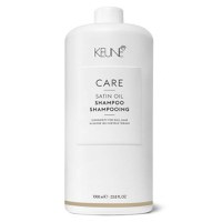 Sampon pentru Stralucire - Keune Care Satin Oil Shampoo, 1000 ml - 1