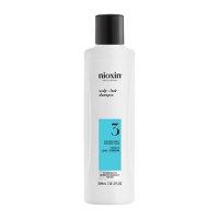 Sampon Profesional Fortifiant Impotriva Ruperii pentru Par Vopsit sau Deteriorat cu Aspect Usor Subtiat - Nioxin System 3 Scalp + Hair Shampoo, 300 ml - 1
