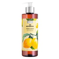 Sampon si Gel de Dus cu Parfum Natural de Lemon Buttermilk - Biobaza 3in1 Body&amp;Hair Gel Energy Revive, 400 ml - 1