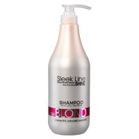 Sampon Sleek Line Blond Blush - contine pigment neutralizant roz, 1000ml - 1