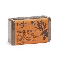 Sapun de Alep cu Ulei de Argan si Rhassoul Najel, 100 g - 1