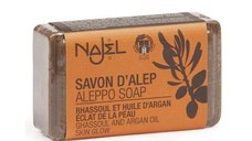 Sapun de Alep cu Ulei de Argan si Rhassoul Najel, 100 g