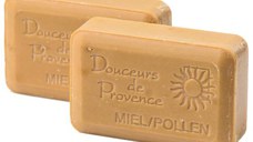 Sapun Exfoliant cu Polen Apidava Douceurs de Provence, 200 g