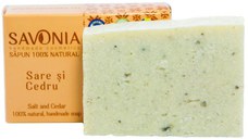 Sapun Natural cu Sare si Cedru Savonia, 90g