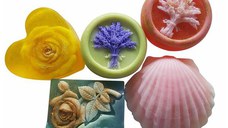 Sapun Solid Handmade cu Glicerina si Uleiuri Vegetale de  Herbagen, diverse forme, 75 g