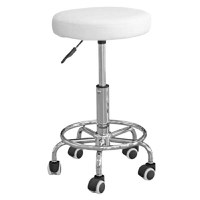 Scaun cu Roti pentru Salon FM004-3, Alb - Beautyfor Master Chair, FM004-3, White, 1 buc - 1