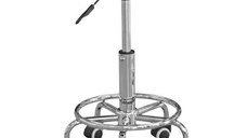 Scaun cu Roti pentru Salon FM004-3, Alb - Beautyfor Master Chair, FM004-3, White, 1 buc