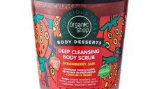 Scrub de Corp Strawberry Jam Organic Shop, 450ml