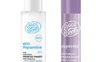 Ser natural pentru fata, FaceBoom Skin Dopamine 10%, hidratare intensa, cu ulei jojoba, anti-imbatranire, 30 ml + Ulei de buze, FaceBoom Superstar Gratuit