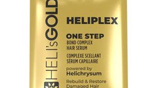 Ser pentru Reconstruirea si Restaurarea Parului Deteriorat - Heli's Gold Heliplex One Step Bond Complex Hair Serum, 50 ml