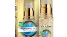 Serum Antirid cu Perle cu Efect de Reumplere - Elmiplant Hyaluronic Gold, 30 ml