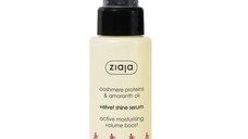 Serum pentru Par - Ziaja Cashmere Proteins and Amaranth Oil - Velvet Shine Serum, 50 ml