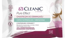 Servetele Umede Demachiante - Cleanic Pure Effect, 10 buc