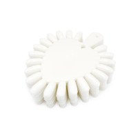 Set 10 paletar expunere culori, Global Fashion, forma inima, Alb - 1