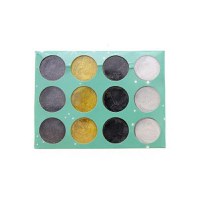 Set 12 decoratiuni unghii, Global fashion, pudra, Multicolor - 1