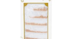 Set 1440 decoratiuni unghii, Global Fashion, cristale cercuri, Global Fashion, Auriu