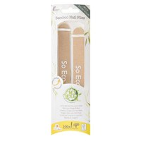Set 2 Pile Ecologice de Bambus pentru Unghii - So Eco Bamboo Nail Files, 1 set - 1
