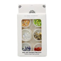 Set 6 decoratiuni pentru unghii, multicolor Model 6 - 1