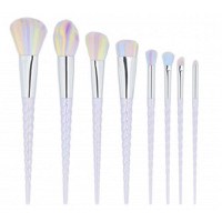 Set 8 Pensule Unicorn Pastel pentru Machiaj - Mimo Makeup Brush Unicorn Pastel, 8 buc - 1