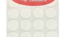 Set benzi manichiura French, Global Fashion, rotund, Alb