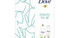 Set Cadou Revigorant - Dove Beauty for All Radiantly Refreshing Gel de Dus 250ml + Deodorant Spray 150ml