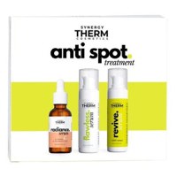 Set pentru Tratarea Petelor Hiperpigmentare - Synergy Therm Cosmetics Anti Spot Treatment: Ser Radiance, 30 ml + Ser de Fata Flawless, 30 ml, + Ser Revive Retinal, 30 ml - 1