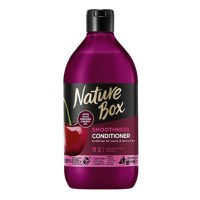 SHORT LIFE - Balsam pentru Netezirea Parului Rebel - Nature Box Smoothness Conditioner with Cold Pressed Cherry Oil, 385 ml - 1