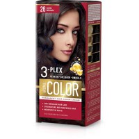 SHORT LIFE - Vopsea Crema Permanenta - Aroma Color 3-Plex Permanent Hair Color Cream, nuanta 26 Dark Brown, 90 ml - 1