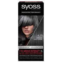 SHORT LIFE - Vopsea de Par Permanenta - Syoss Professional Performance Permanent Coloration Baseline, nuanta 4_15 Dusty Chrome - 1