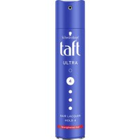 Spray Fixativ cu Fixare Ultra Puternica - Schwarzkopf Taft Ultra Hair Lacquer Hold 4, 250 ml - 1
