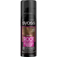 Spray pentru Vopsirea Temporara a Radacinilor - Schwarzkopf Syoss Brown Root Retouch Cover Spray, saten, 120 ml - 1