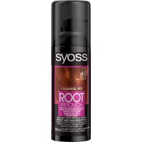 Spray pentru Vopsirea Temporara a Radacinilor - Schwarzkopf Syoss Cashmere Red Root Retouch Cover Spray, rosu casmir, 120 ml - 1