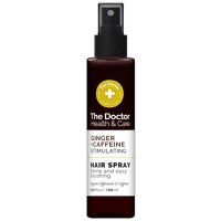 Spray Stimulator - The Doctor Health &amp; Care Ginger + Caffeine Stimulating Hair Spray Shine and Easy Brushing, 150 ml - 1