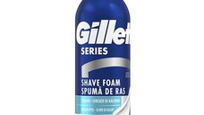 Spuma de Ras pentru Piele Sensibila cu Eucalipt - Gillette Series Cooling Sensitive Shave Foam, 200 ml