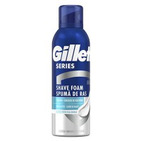 Spuma de Ras pentru Piele Sensibila cu Eucalipt - Gillette Series Cooling Sensitive Shave Foam, 200 ml - 1