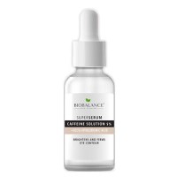 Super Serum Contur Ochi cu Cafeina 5% + EGCG + Acid Hialuronic, Impotriva Cearcanelor si Ridurilor - Bio Balance, 30 ml - 1