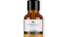 Super Serum Pure Vitamina C (Acid L-Ascorbic 10%), Antirid, pentru Luminozitate - Bio Balance, 30 ml