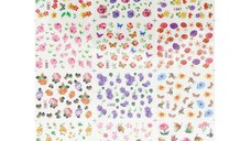 Tatuaj sticker unghii, Global Fashion, Flower 2, Multicolor