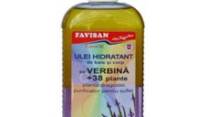 Ulei Hidratant de Baie si Corp cu Verbina si 38 Plante Favioil Favisan, 300ml