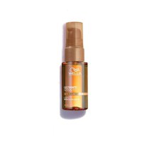 Ulei Hidratant pentru Par Uscat si Lipsit de Stralucire cu Squalan &amp; Omega 9 - Wella Professionals Ultimate Smooth cu Protectie Termica si Efect Anti-electrizare, 30 ml - 1