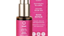Ulei Reparator pentru Par Uscat, Degradat - Khadi Ayurvedic Hair Oil Rose Repair, 50 ml