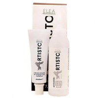 Vopsea crema pentru sprancene si gene Elea Professional Artisto Color, 4.01 Grafit, 65ml - 1