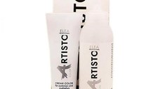 Vopsea crema pentru sprancene si gene Elea Professional Artisto Color, 4.01 Grafit, 65ml