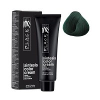 Vopsea Crema Permanenta - Black Professional Line Sintesis Color Cream Glam Colors, nuanta GL-C6 Ivy Green, 100ml - 1